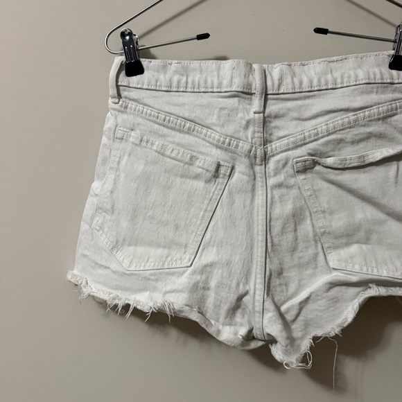 Abercrombie & Fitch White Jean Shorts - Picture 8 of 14